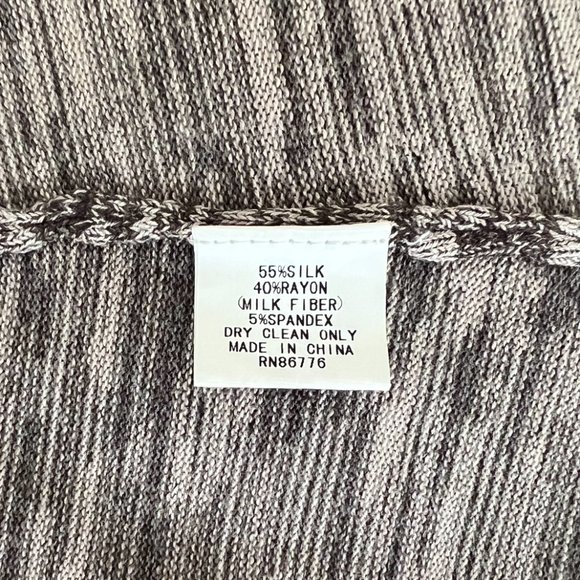 Tad b Brown & Tan Sweater Dress Size M - Picture 6 of 10